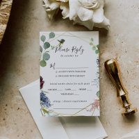 Burgundy Gold Geometric Wedding Menü UAWG