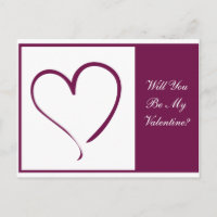 Burgundy Heart