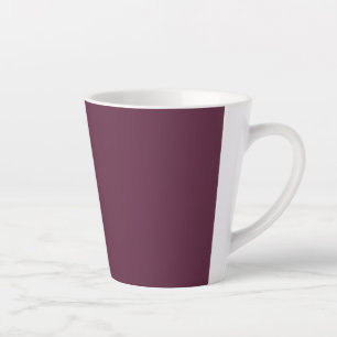 Burgundy Keramik Latte Tasse