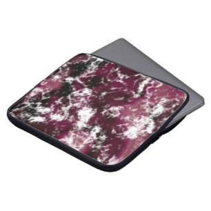 Burgundy Marble Abstrakt Laptopschutzhülle