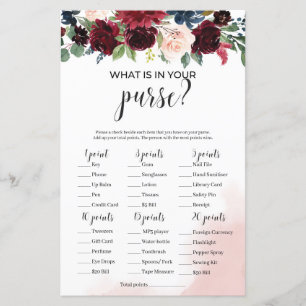 Burgundy Marine Blumenstrauß, was in Ihrem Geldbeu