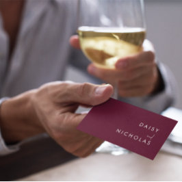 Burgundy Maroon Buchhalter Anwalt Alle Beruflich Visitenkarte