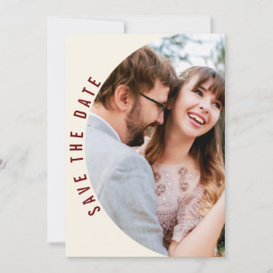 Burgundy Maroon Hochzeit mit Blumen Save The Date