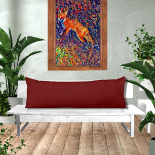 Burgundy Maroon Red Solid Farbkissen Seitenschläferkissen