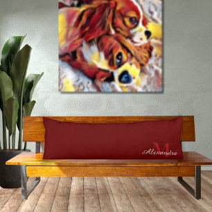 Burgundy Maroon Red Solid Farbkissen Seitenschläferkissen