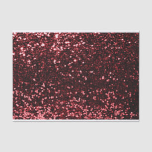 Burgundy Maroon Ruby Red Glitzer Sweet 16. Bride Seidenpapier