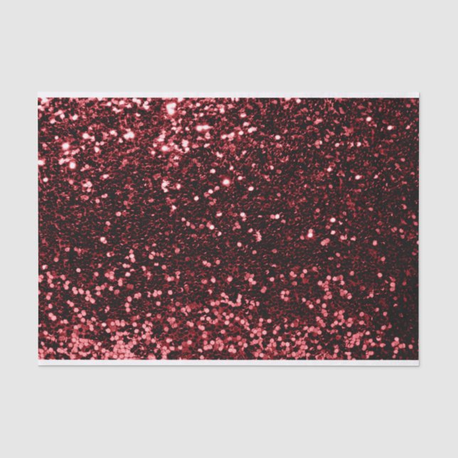 Burgundy Maroon Ruby Red Glitzer Sweet 16. Bride Seidenpapier (Vorderseite)