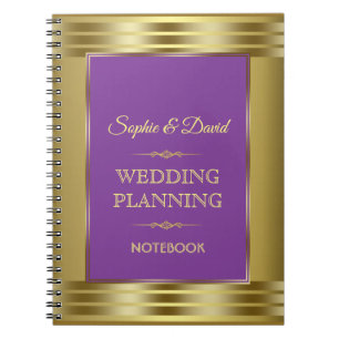 Burgundy Marsala Hochzeit im Herbst Planner Notizblock