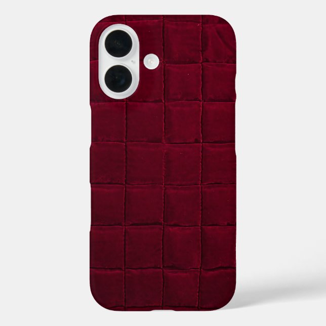 Burgundy-Muster Case-Mate iPhone Hülle (Rückseite)