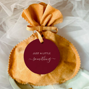 Burgundy nur ein wenig Jeden Anlaß Geschenkanhänger