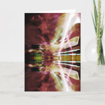 Burgundy Olive White Abstrakt Firecracker Blume