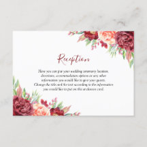 Burgundy Peach Rose Wasserfarben Blumenzehen