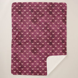 Burgundy Pink Butterfells Sherpadecke