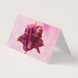 Burgundy Pink Columbine Card