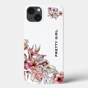 Burgundy Pink Floral Bouquet Elegante Case-Mate iPhone Hülle