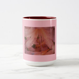Burgundy Pink Lily Zweifarbige Tasse