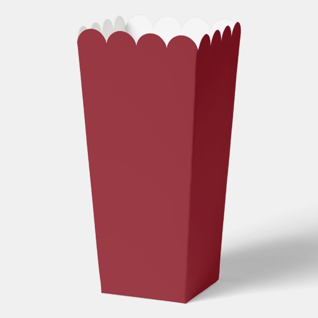 Burgundy Popcorn Box Gevor Geschenkschachtel (Vorderseite)