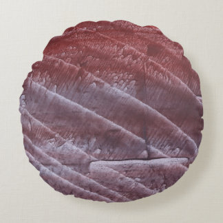 Burgundy purple painting rundes kissen