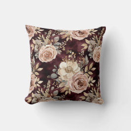 Burgundy Red Blush Kissen