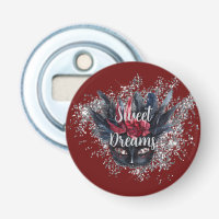 Burgundy Red Silver Glitzer Feathered Mask