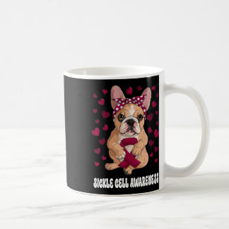 Burgundy Ribbon Survivor Warrior Sickle Cell Aware Kaffeetasse