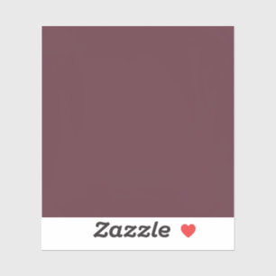 Burgundy Solid Color Aufkleber