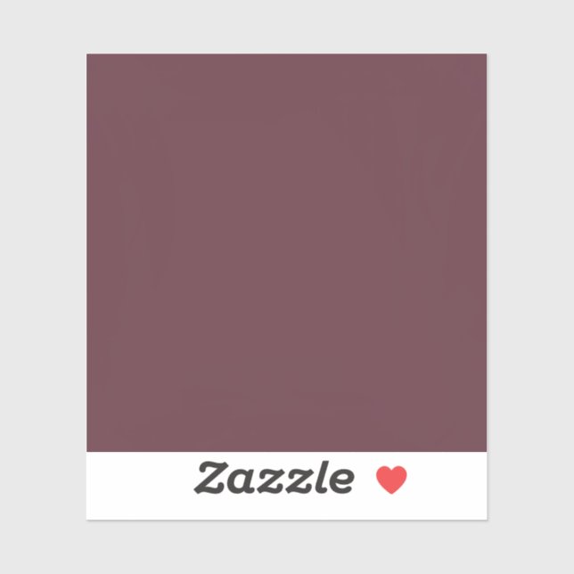 Burgundy Solid Color Aufkleber (Blatt)