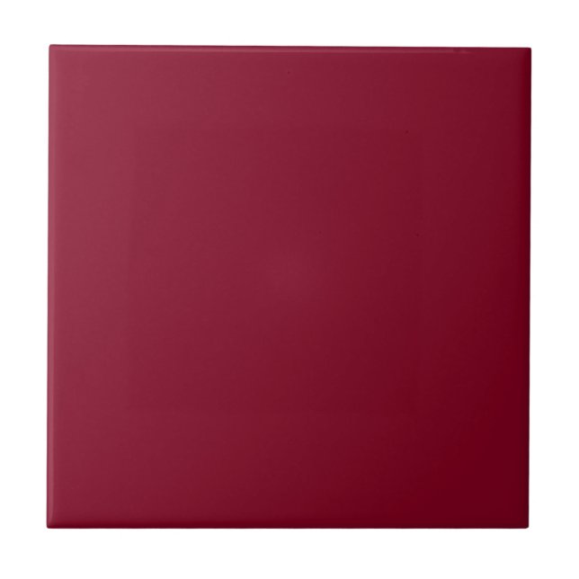 Burgundy Solid Color Fliese (Vorderseite)