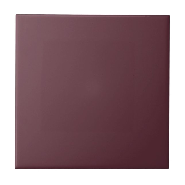 Burgundy Solid Color Fliese (Vorderseite)