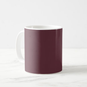 Burgundy Solid Color Kaffeetasse