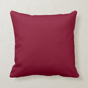 Burgundy Solid Color Kissen