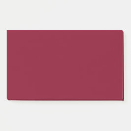 Burgundy Solid Color Post-it Klebezettel