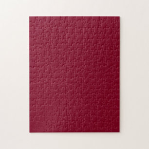 Burgundy Solid Color Puzzle