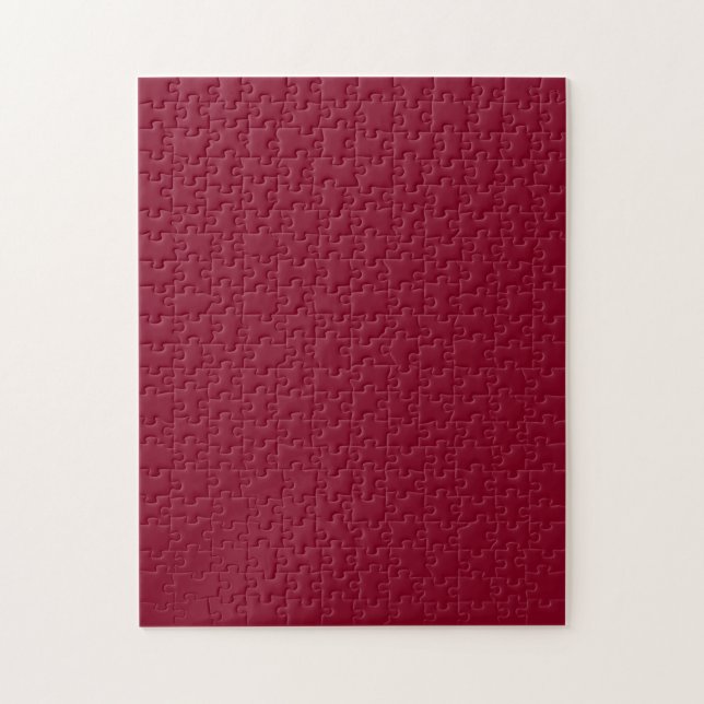 Burgundy Solid Color Puzzle (Vertikal)