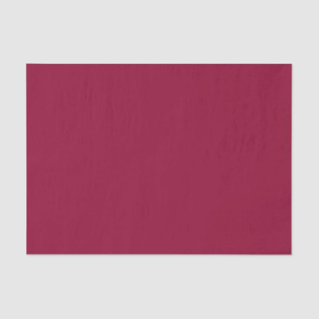Burgundy Solid Color Seidenpapier (Vorderseite)