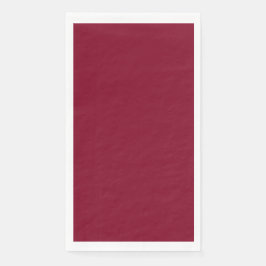 Burgundy Solid Color Serviette