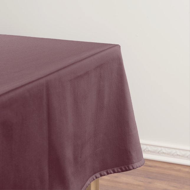 Burgundy Solid Color Tischdecke (Beispiel)
