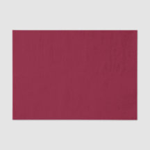 Burgundy Solid Color Tissue Paper