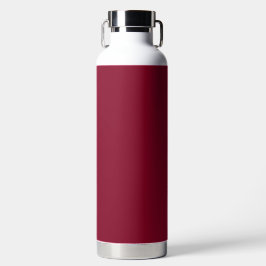 Burgundy Solid Color Trinkflasche