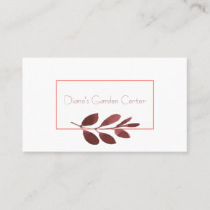 Burgundy Stem Visitenkarte