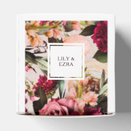 BURGUNDY UND BLUSH GESCHENKSCHACHTEL