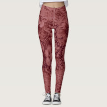 "Burgundy Vintag Lace"