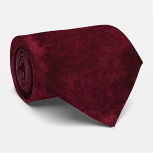 Burgundy Watercolor Leinwand Wedding Krawatte