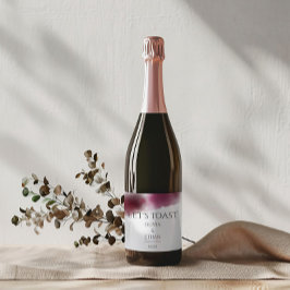 Burgundy Watercolor Wedding - Elegant