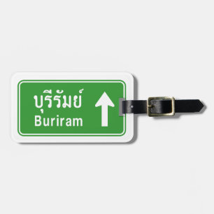 Buriram Ahead ⚠ Thai Highway Traffic ⚠ Gepäckanhänger