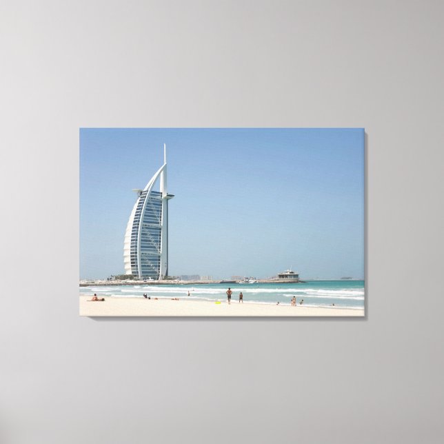 Burj Al Arab From Sunset Beach, Dubai Leinwanddruck (Vorderseite)