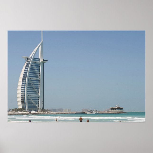 Burj Al Arab From Sunset Beach, Dubai Poster (Vorne)