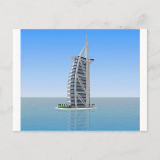 Burj Al Arab Hotel Dubai: 3D-Modell: Postkarte