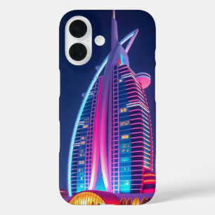 Burj Al Arab Night View Iconic Dubai Skyline Mobi iPhone 16 Hülle