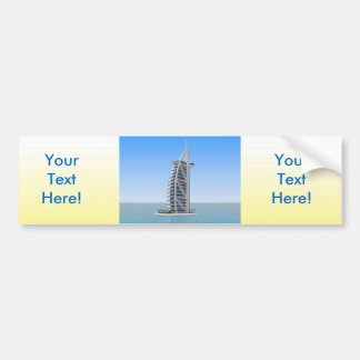 Burj Al-arabisches Hotel Dubai: Modell 3D: Autoaufkleber